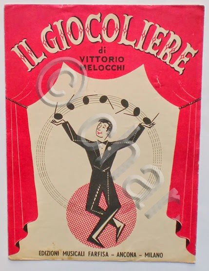Musica Spartito - Il Giocoliere - Vittorio Melocchi - Fisarmonica …