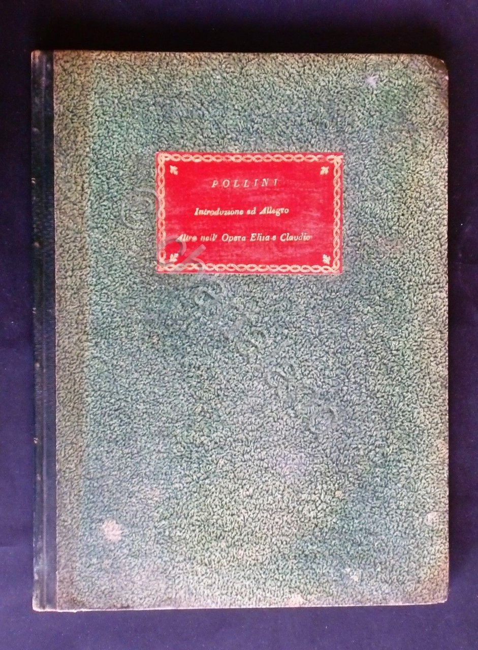 Musica Spartito - Introduzione ed Allegro - F. Pollini - …