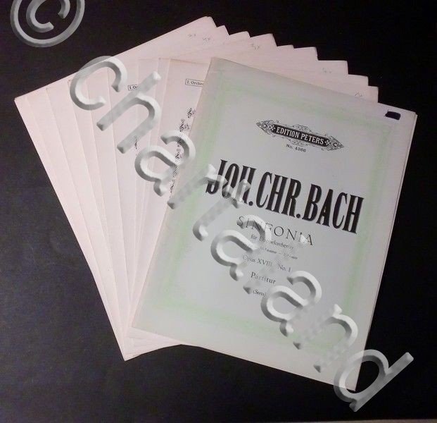 Musica Spartito - J. Bach - Sinfonia - Partitura e … | Immagine Gallery 2