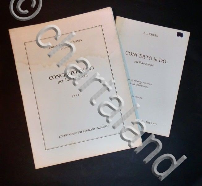 Musica Spartito - Krebs - Concerto in Do - Partitura … | Immagine Gallery 2
