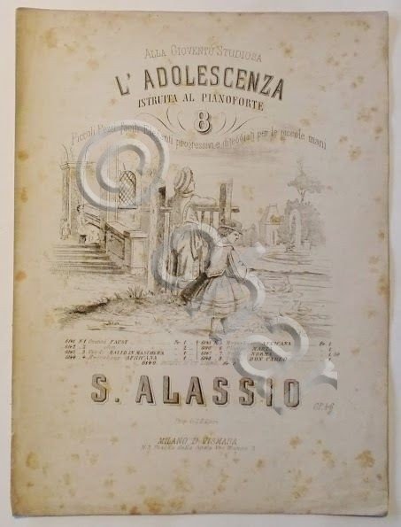 Musica Spartito - L'adolescenza Istruita al Pianoforte - Marta - …