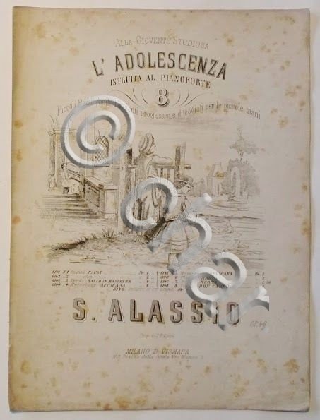 Musica Spartito - L'adolescenza Istruita al Pianoforte - Marta - …