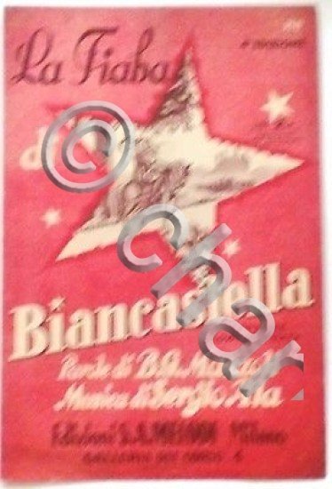 Musica Spartito - La fiaba di Biancastella - canto-mandolino-fisarmonica - …