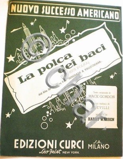 Musica Spartito - La polca dei baci - Pianoforte - …