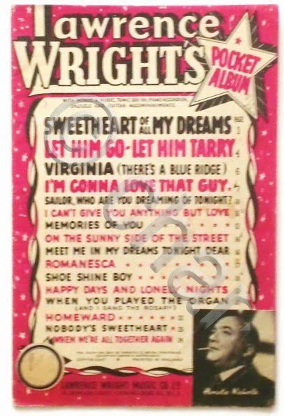 Musica Spartito - Lawrence Wright's - Coro e Pianoforte - …