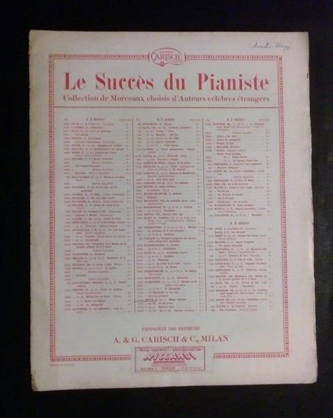 Musica spartito - Le Succès du Pianiste - No. a … | Immagine principale