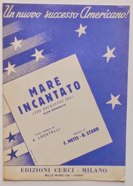 Musica Spartito - Mare incantato - Canto, Chitarra o Fisarmonica …