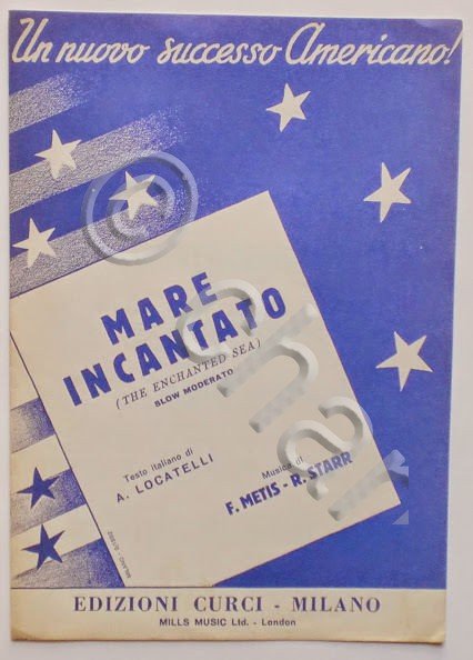 Musica Spartito - Mare incantato - Canto, Chitarra o Fisarmonica …