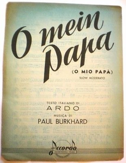 Musica Spartito - O mein papa - Musica di Paul …