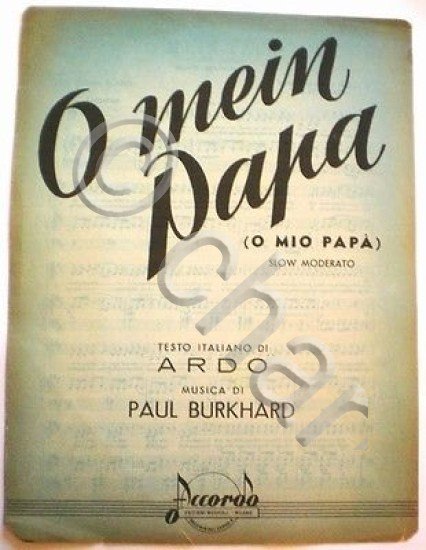 Musica Spartito - O mein papa - Musica di Paul …