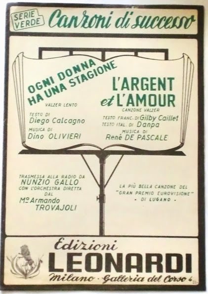 Musica Spartito - Ogni donna ha una stagione - L'argent …