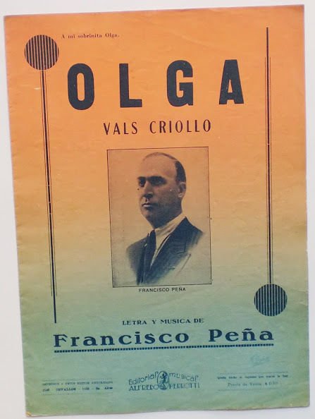 Musica Spartito - Olga - Pianoforte - 1936