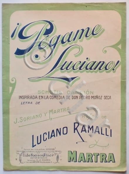 Musica Spartito - Pegame Luciano - La Leyenda del Beso … | Immagine Gallery 2