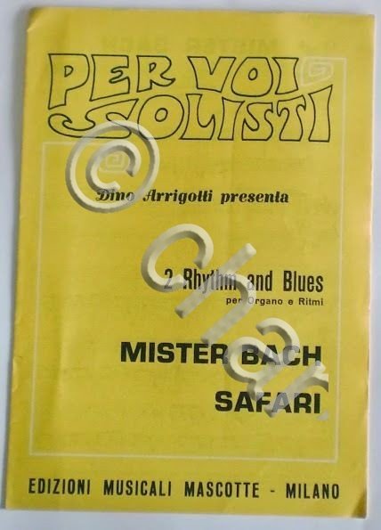 Musica Spartito - Per voi solisti - Mister Bach - …