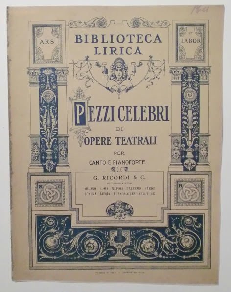 Musica Spartito - Pezzi celebri di Opere Teatrali per Canto e Pianoforte - Faust