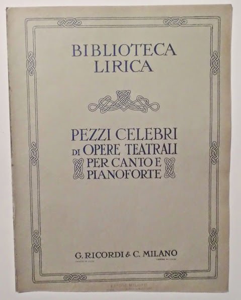 Musica Spartito - Pezzi celebri di Opere Teatrali per Canto …