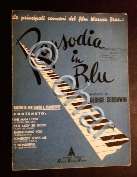 Musica spartito - Rapsodia in blu - G. Gershwin - … | Immagine Gallery 2