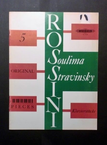 Musica Spartito - Rossini - 5 Piano pieces - Soulima …