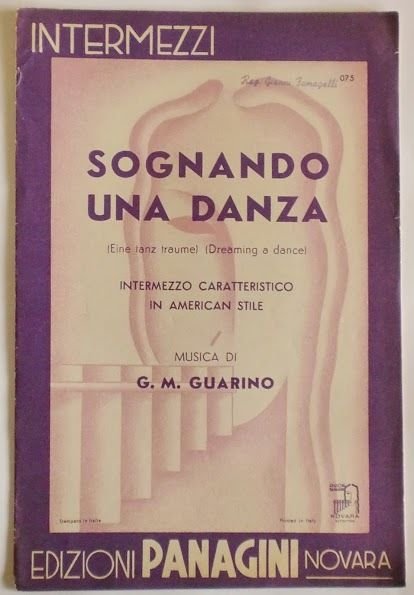 Musica Spartito - Sognando una danza - Intermezzo in American …