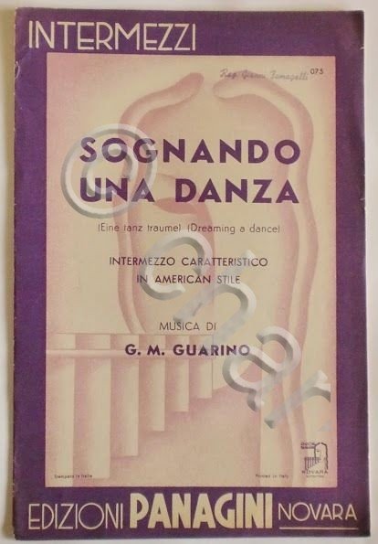 Musica Spartito - Sognando una danza - Intermezzo in American …