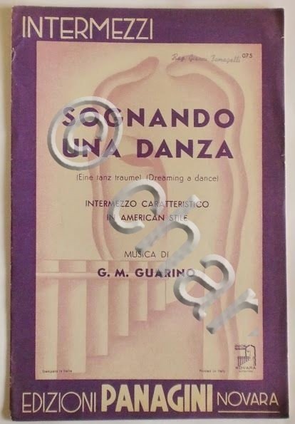 Musica Spartito - Sognando una danza - Intermezzo in American …