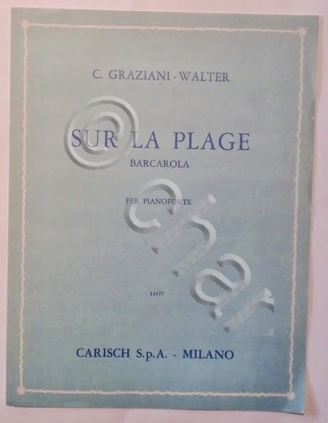 Musica Spartito - Sur La Plage - Barcarola - Pianoforte … | Immagine principale
