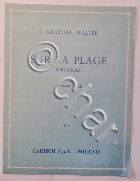 Musica Spartito - Sur La Plage - Barcarola - Pianoforte … | Immagine Gallery 2