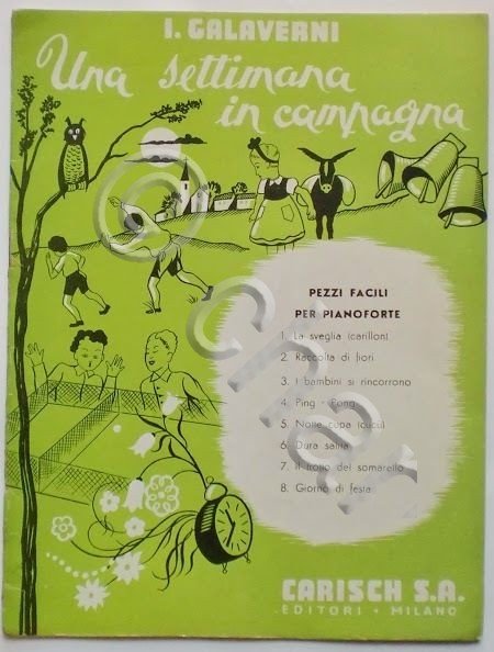Musica Spartito - Una settimana in campagna - Pezzi facili … | Immagine principale