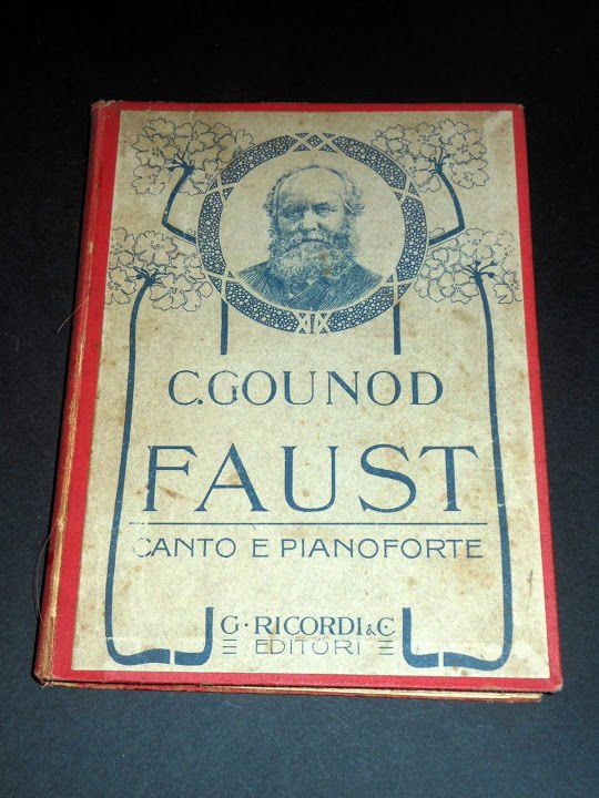Musica Spartito C. Gounod - FAUST ( canto e pianoforte ) - ed. 1900 ca.