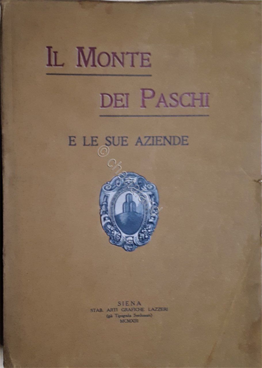 N. Mengozzi - Il Monte dei Paschi e le sue … | Immagine principale