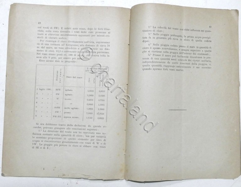 N. Passerini - Sopra la quantità di cloro contenuta nella …