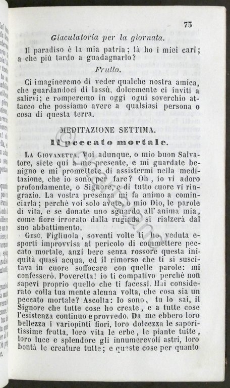 Nava - La pia giovanetta - Meditazioni col modo d'ascoltare …