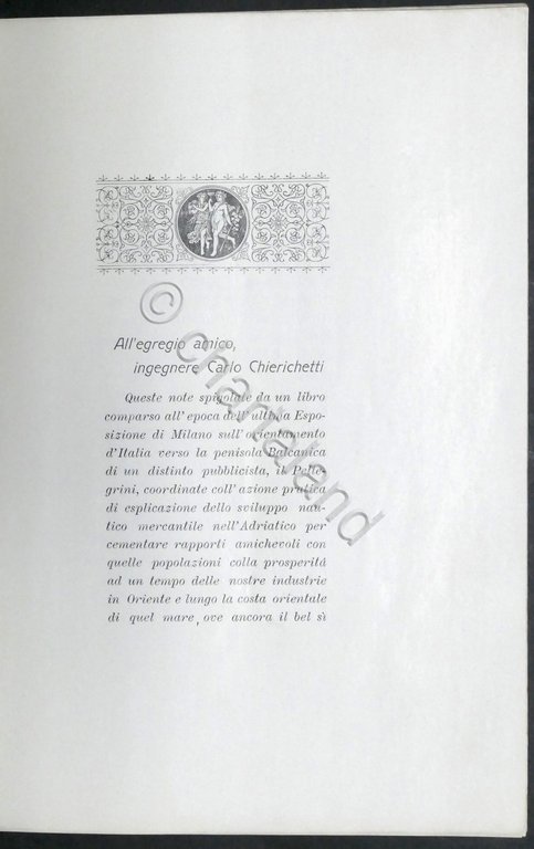 Nelle Nozze Chierichetti - Rebora - 1910 - Interessi commerciali …