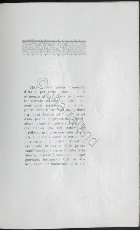 Nelle Nozze Chierichetti - Rebora - 1910 - Interessi commerciali …