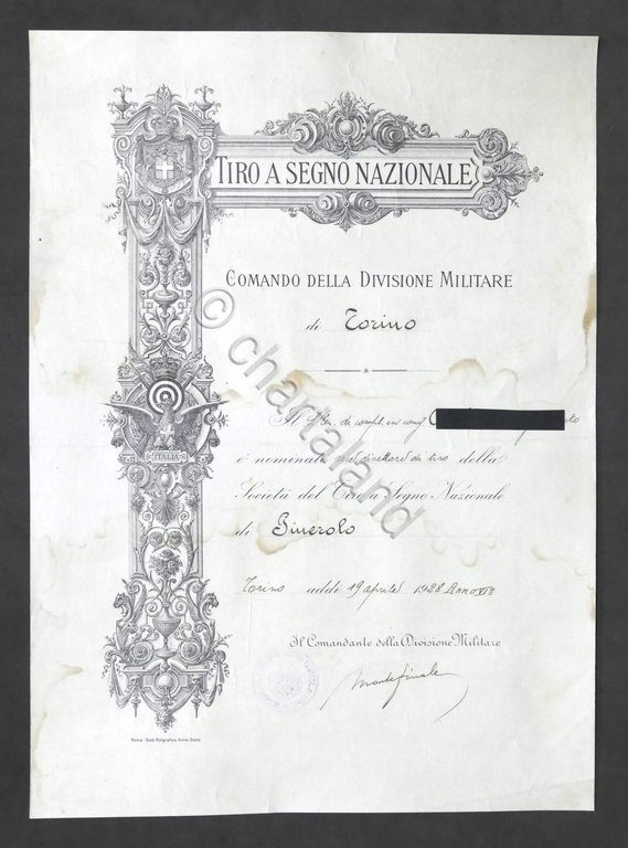 Nomina vice direttore Soc. Tiro a Segno Nazionale di Pinerolo … | Immagine Gallery 2