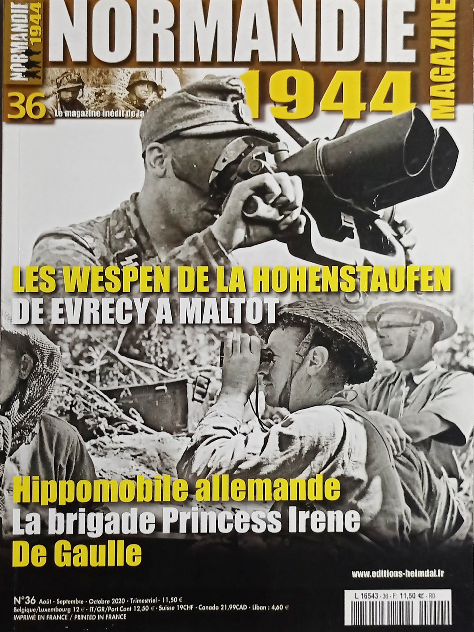 Normandie 1944 Magazine N. 36 - 2020 Les Wespen de …