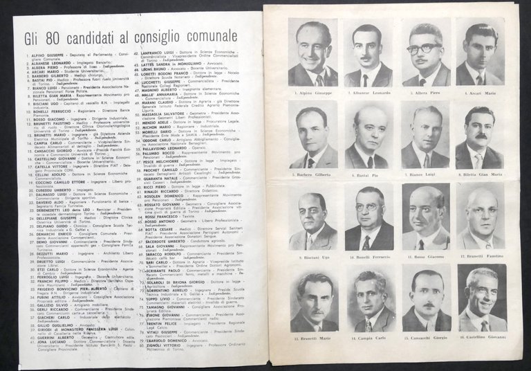 Notiziario Partito Liberale Italiano - Consiglieri Torino Anno II N. …