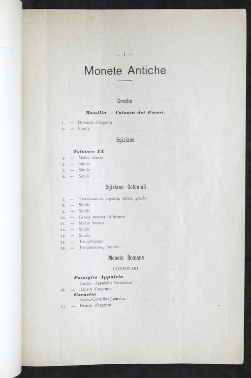 Numismatica Monete e medaglie Istituto Leardi Casale classificate per stati …
