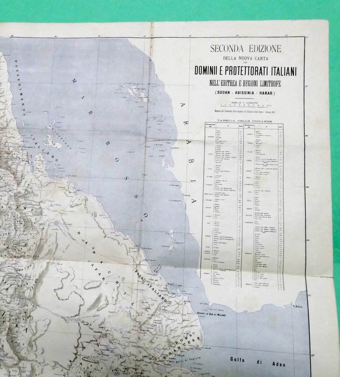 Nuova Carta Domini e Protettorati Italiani - Eritrea e regioni …