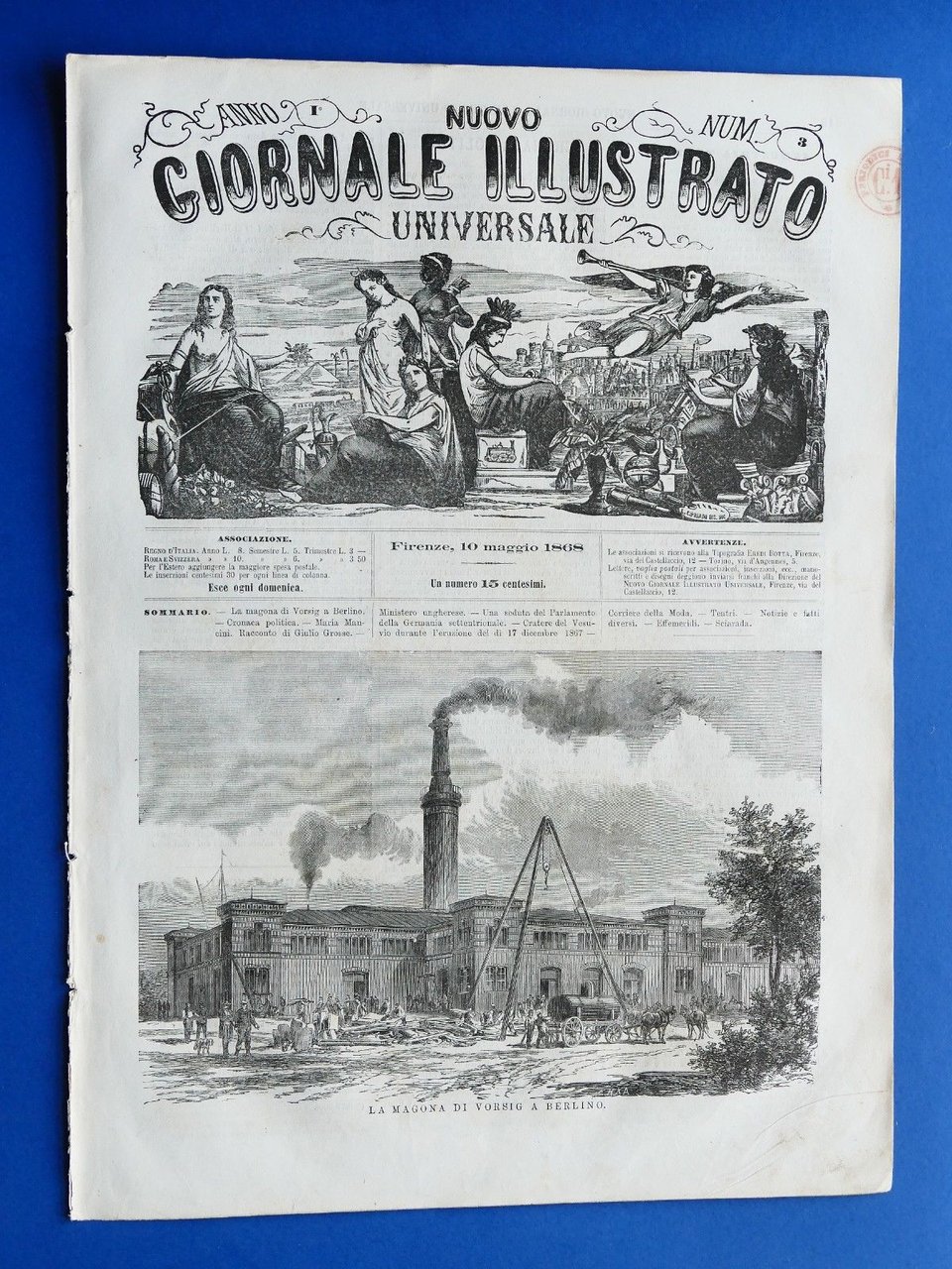 Nuovo Giornale Illustrato - Magona di Vorsig a Berlino - … | Immagine principale