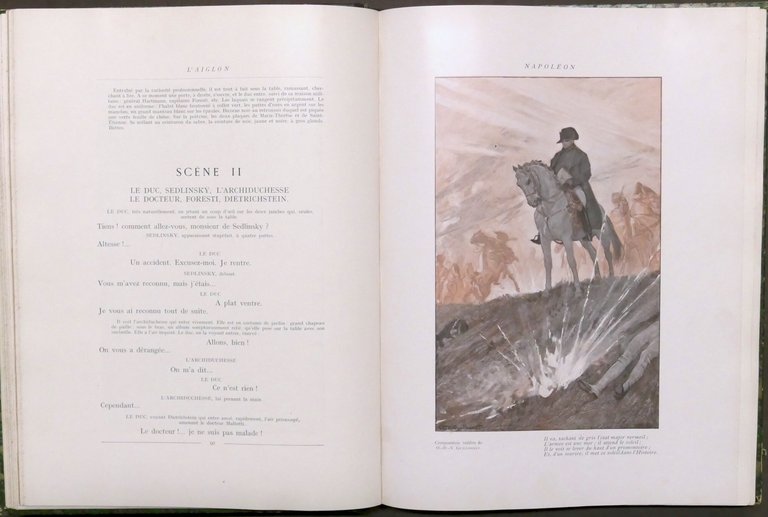 Oeuvres completes illustrées de Edmond Rostand - L'Aiglon - ed. …