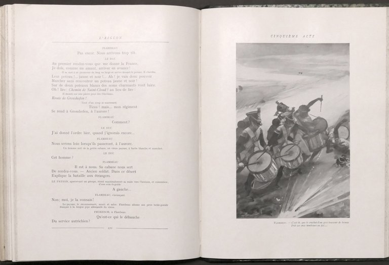 Oeuvres completes illustrées de Edmond Rostand - L'Aiglon - ed. …