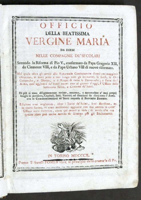 Officio della Beatissima Vergine Maria - Compagnie de' Secolari - … | Immagine principale