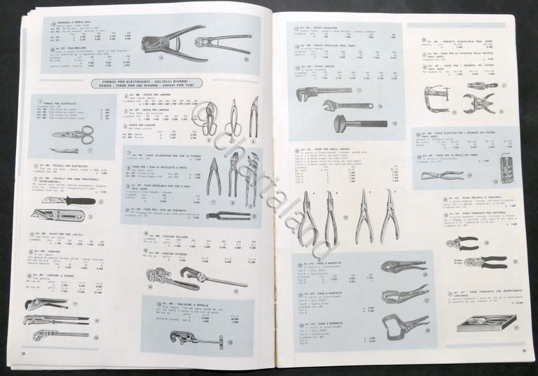 Olivetti - Catalogo generale utensileria macchine - 1968 / 1969