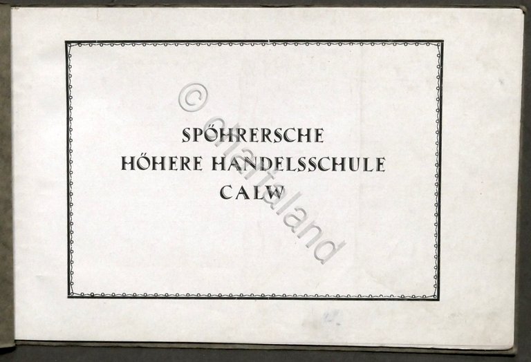 Opuscolo scuola - Höhere Handelsschule - Città di Calw - …