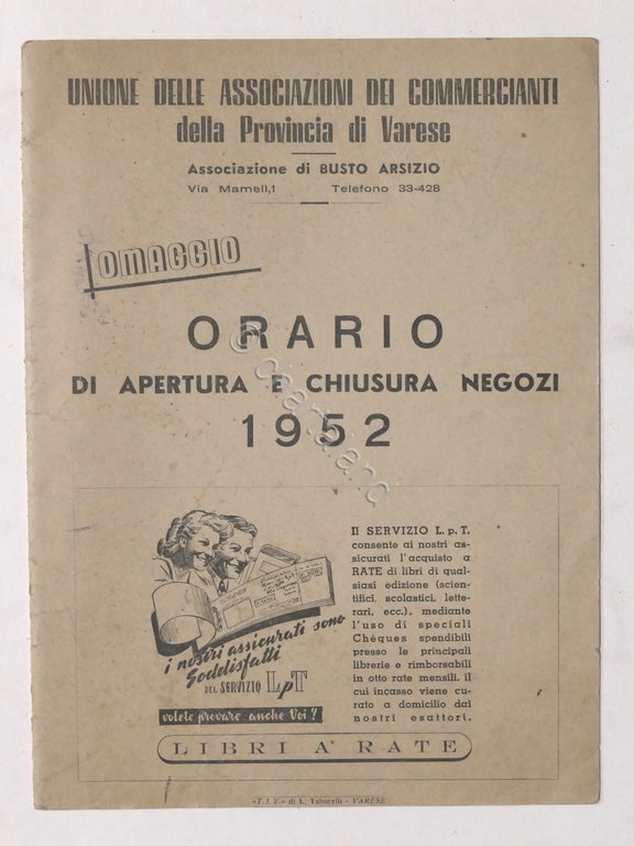 Orario di apertura e chiusura negozi per la provincia di …