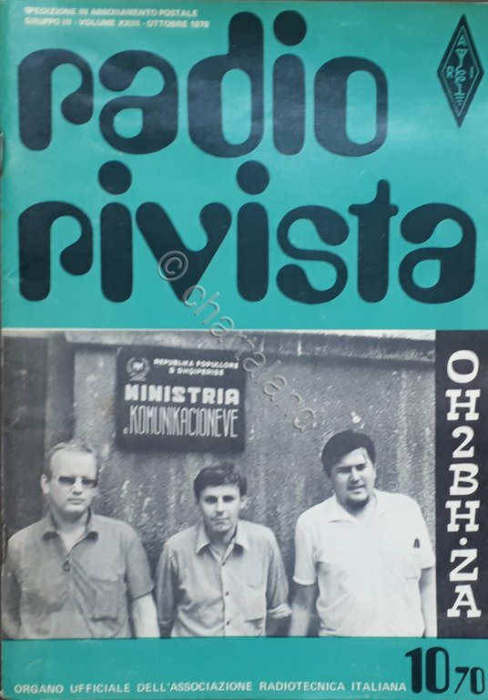 Organo Ufficiale Associazione Radiotecnica Italiana - Radio Rivista N. 10 - 1970