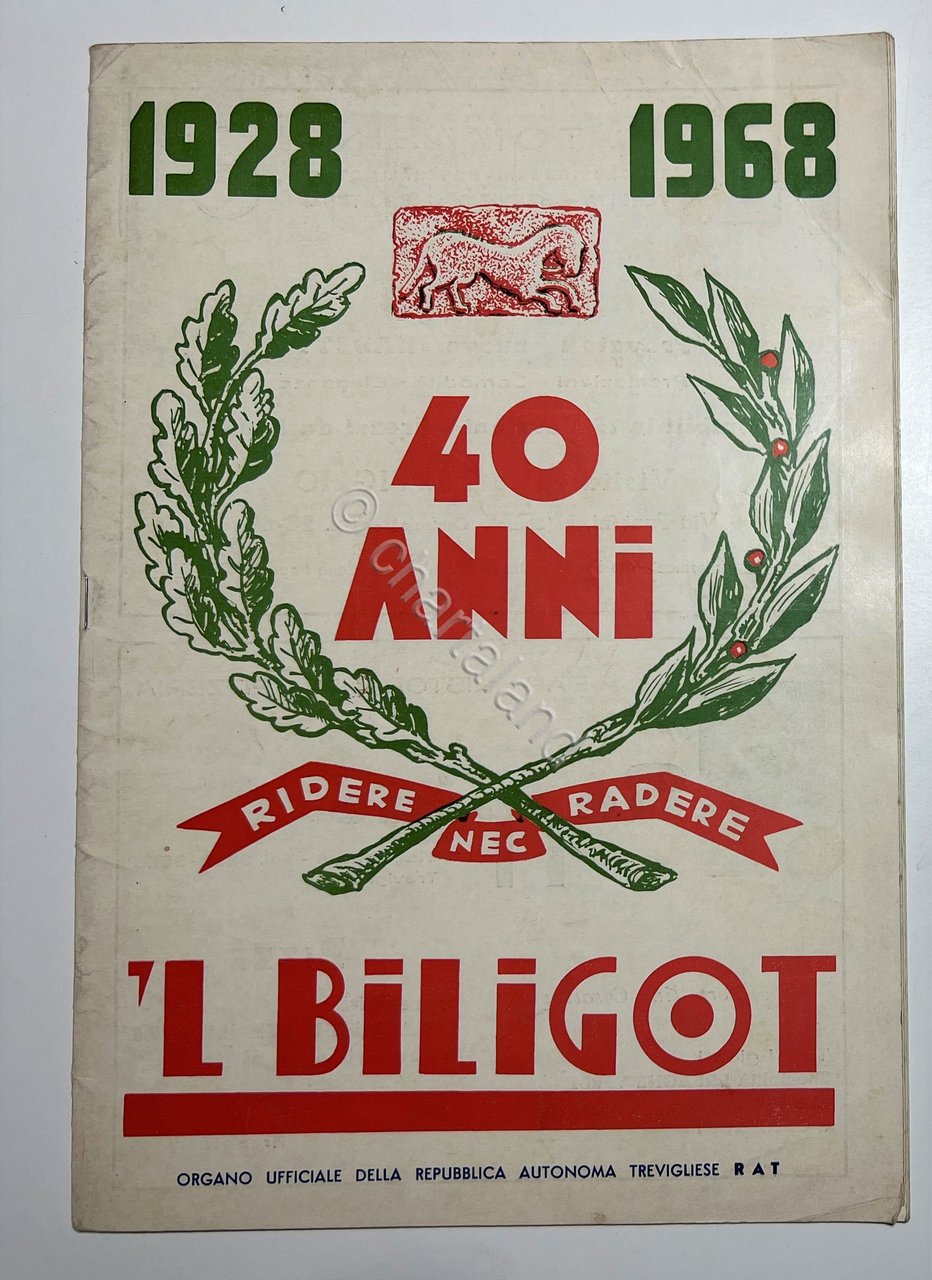 Organo Ufficiale della Repubblica Autonoma Trevigliese - 'L Biligot - …