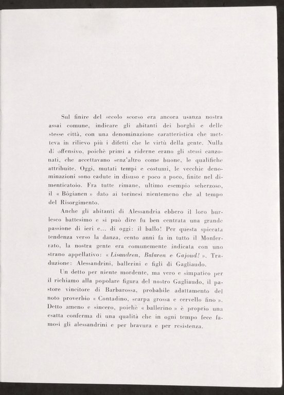 P. Angiolini - Vecchia Alessandria - Lisandren, balaren e Gajoud …