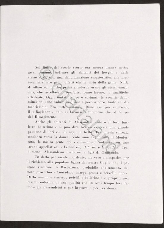 P. Angiolini - Vecchia Alessandria - Lisandren, balaren e Gajoud …